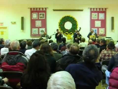 MVI_4758.AVI; First Night Dec. 2012; Feinberg Brothers bluegrass, banjo solo by Terry McGill