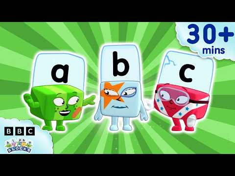 寶寶的第一個字母表 | 兒童閱讀與拼字學習合輯 | Alphablocks (Baby's First Alphabet | Learn to Read and Spell for Kids Compilation | Alphablocks)