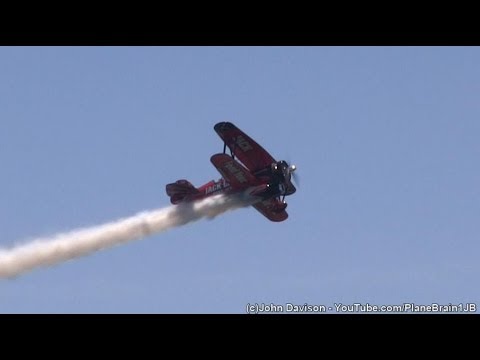 2014 Jones Beach Airshow - Screamin' Sasquatch (Jet Powered Waco)
