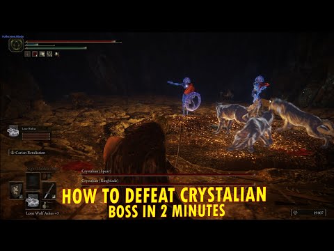 Elden Ring - How to Defeat The Crystalian Sisters Boss in Less Than 2 Minutes