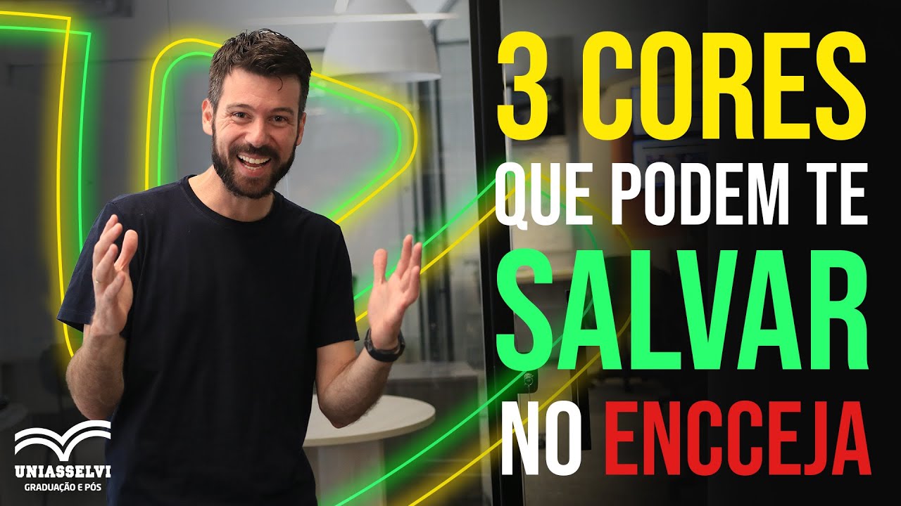 3 CORES QUE PODEM TE SALVAR NO ENCCEJA