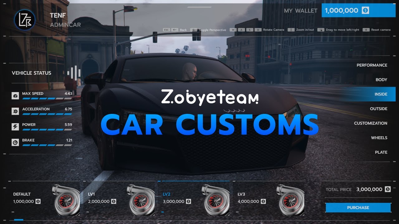 [ESX][QB] Car Customs | Full Customization thumbnail 4