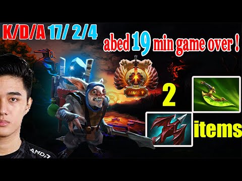 ABED Meepo 19 min  17 kills !  | 2 items enough to win hardgame | WATCH ABED SMURF BACK TO dota !#13