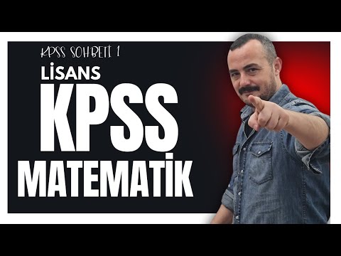 KPSS MATEMATİK NASIL ÇALIŞILMALI? KPSS SOHBETİ 1