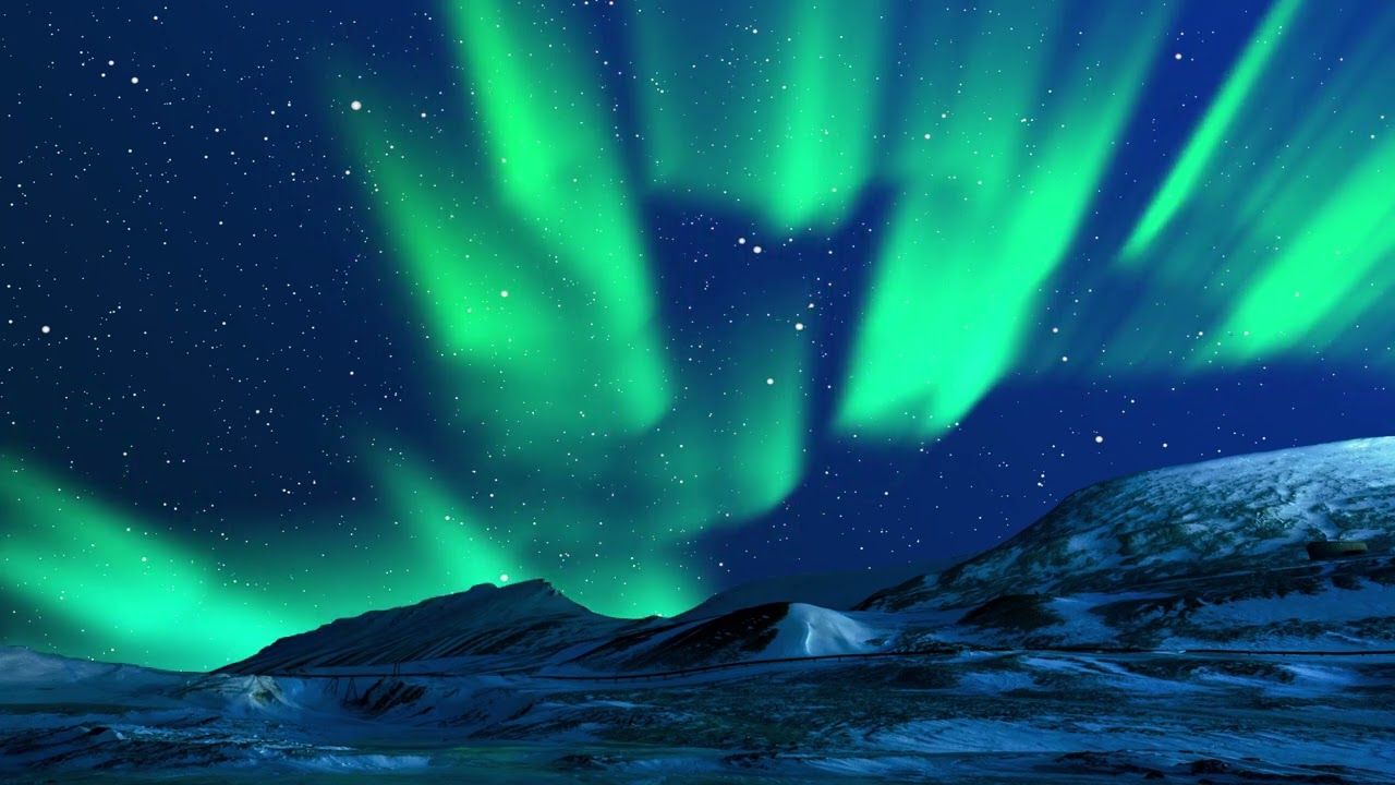 Northern Lights Magic: Free 4K Aurora Borealis Animation