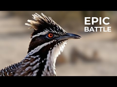 Roadrunner Vs. Rattle Snake | THE BRUTAL BATTLE