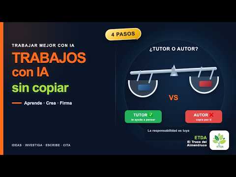 Cómo hacer un trabajo de clase con IA sin que te pillen (y sin copiar)