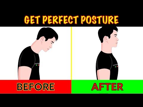 How to fix bad posture naturally with no equipment! - Get the perfect posture
