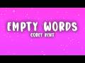 Corey Kent - Empty Words (Lyrics)