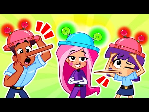 Truth or Lie? Find Out With Lie Detector Hat! ✨🎩 Where's the Real Mommy? Funny Kids Cartoons