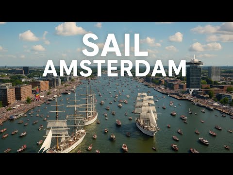 Amsterdam Sail is back! ⛵️timelapse of Amsterdam Sail