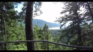 preview picture of video 'hiking down Beacon Rock, part 1, 4k'