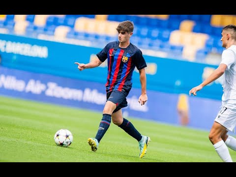 Aleix Garrido vs Viktoria Plzeň U19 | UEFA Youth League | Barcelona U19 / Juvenil A (07/09/2022)
