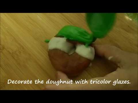 How to Make - Tricolor Doughnut / Donut - By Food Connection Video