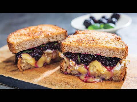 Smashed Blackberry, Basil and Camembert Grilled Cheese | Price Chopper Cooking How-To