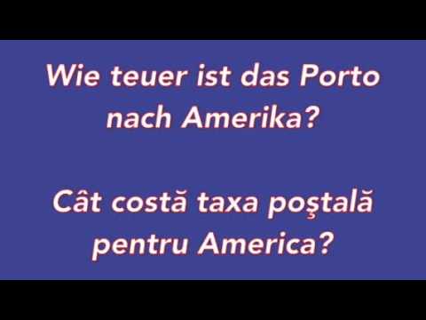 Învatā limba Germanā. Lectia. 59. La postā.