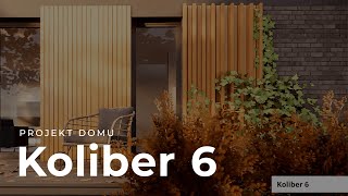 Projekt domu Koliber 6 BSA2256 - projekt na wąską działkę od Extradom.pl