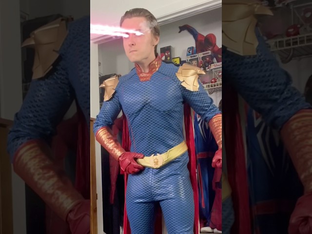 Vídeo relacionado con The Boys Homelander - Mono de cosplay The Deep The Trainer Starlight para adultos, niños, Halloween, carnaval, Luz de estrellas., 180/190 cm