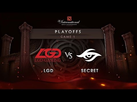 Team Secret vs LGD Gaming - Lower Bracket - Game 1 -The International 6