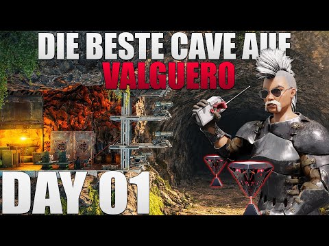 We're building in the BEST RED DROP CAVE on an Ark PvP server...