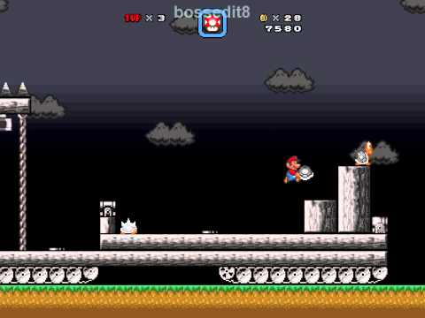 Super Mario Bros. X (SMBX) Custom Level - Fury Tanks
