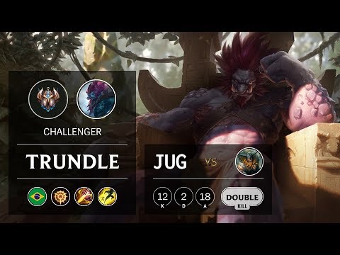 Trundle Jungle vs Olaf - BR Challenger Patch 9.22