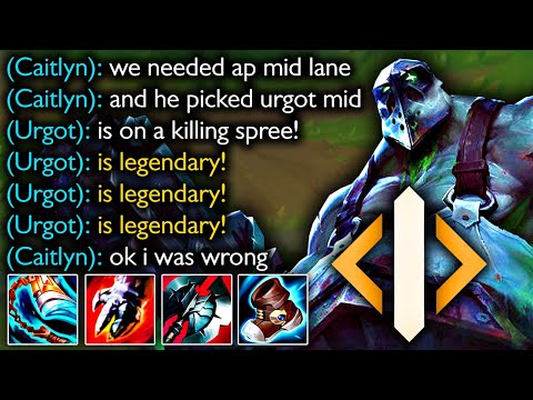 IS URGOT MID OP? YES ;)