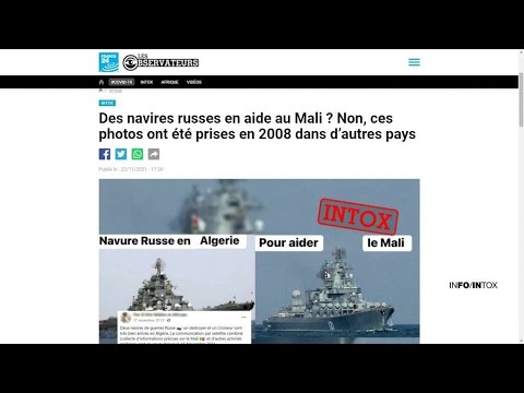 Russian military support for Mali: old or dubious photos • FRANCE 24