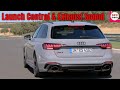 Launch Control And Exhaust Sound 2023 Audi RS 4 Avant With Competition Plus Package