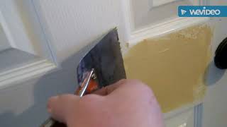 How To Patch A Damaged Hollow Core Door