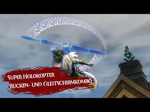 Itemshop Watch -  Super Holokopter Rücken- und Gleitschirmkombo