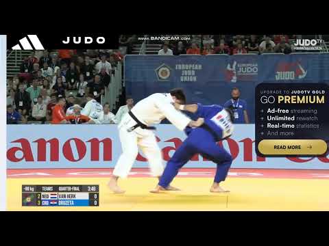 EK Judo 2024 NL teams I.van Herk vs D.Druzeta