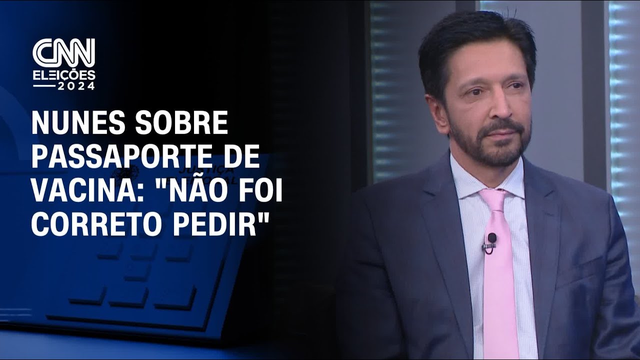 Nunes sobre passaporte de vacina: “Não foi correto pedir” | AGORA CNN