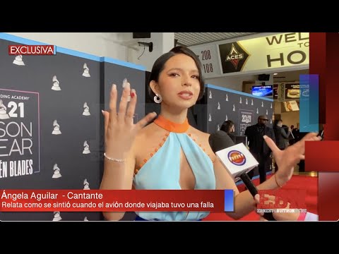 ÁNGELA AGUILAR PENSÓ QUE MORIRÍA CUANDO EL AVIÓN DONDE VIAJABA TUVO UNA FALLA