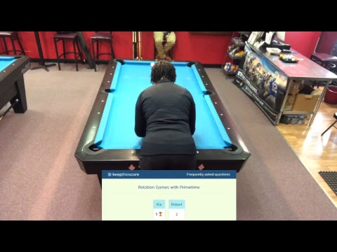 Challenge match 10-ball race to 11 - Kia vs Rob Sopha