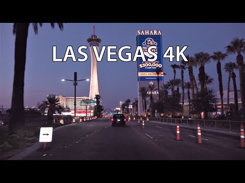 Las Vegas 4K - Sunset Drive