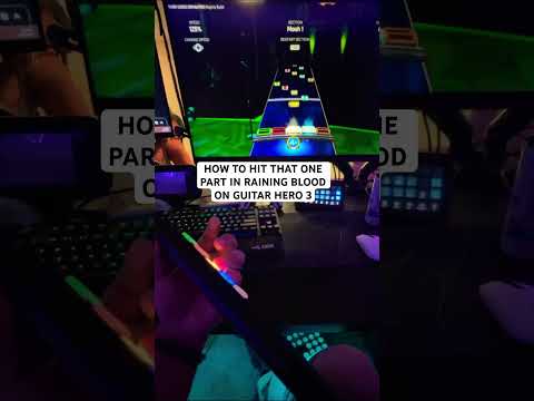 HOW TO HIT MOSH 1 ON RAINING BLOOD BY SLAYER #guitarhero #slayer #rainingblood