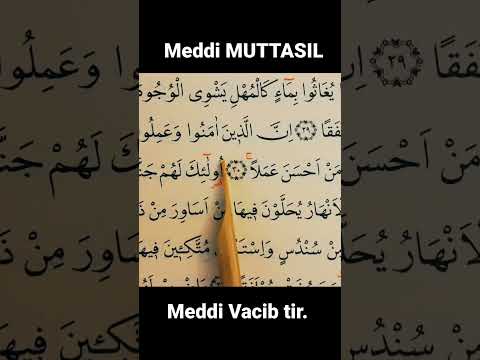 Meddi MUTTASIL / Tecvid öğrenelim.