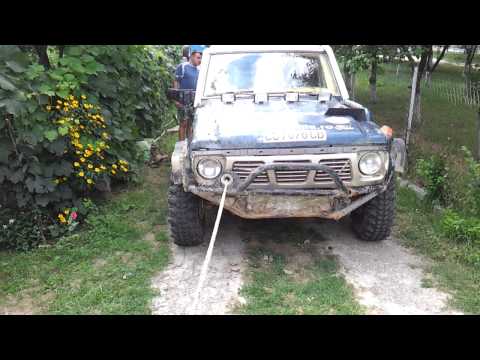 Superwinch Talon 9.5i test speed - remote controller failure (plasma broke).mp4