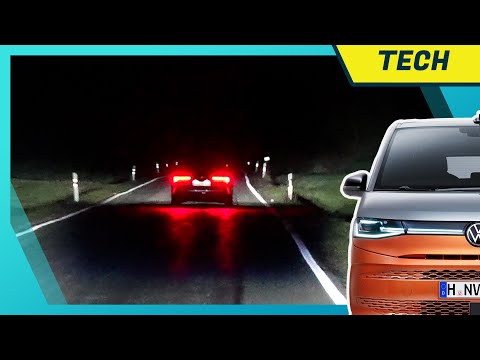 Matrix LED Scheinwerer / IQ.Light im VW T7 Multivan im Test & Nachtfahrt mit Blend-Test