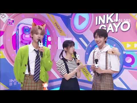 YEONJUN,JIHU,WOONHUK - MC Intro SBS INKIGAYO 230827