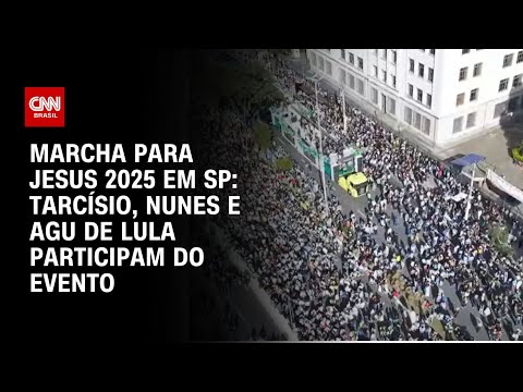 Multidão na Marcha para Jesus no Rio de Janeiro