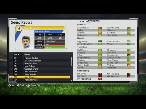 FIFA 15 Career Mode | Alex Mowatt | Player Growth Test