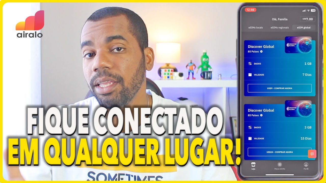 COMO ATIVAR A AIRALO E UTILIZAR EM QUALQUER LUGAR DO MUNDO - INTERNET SEM CHIP