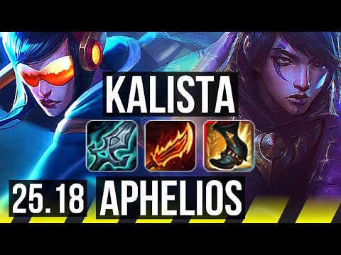 KALISTA & Morgana vs APHELIOS & Leona (ADC) | Quadra, Legendary, 1300+ games | EUW Master | 25.18