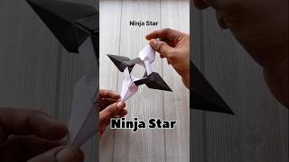 NINJA STAR ORIGAMI|HOW TO MAKE A PAPER SHURIKEN ORIGAMI NINJA STAR CRAFT STEP BY STEP FOLDING|WEAPON