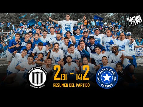 RACING CARHUE CAMPEON 2022 - ByN VS RACING CLUB / Resumen - Penales / Final Clausura - LRF 2022