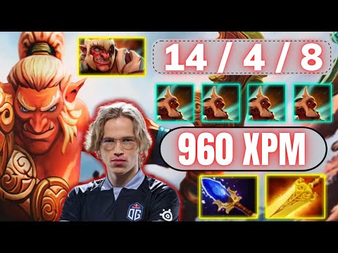 🔥 TOPSON Troll Warlord Midlane 🔥 960 XPM Radiance + Aghanim Build - Dota 2