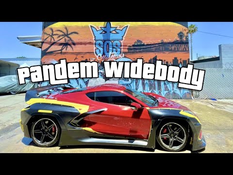 Installing a Pandem Widebody Kit on a 2021 Chevy Corvette C8