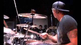 Chad Smith playing Moby Dick with japanese drummers